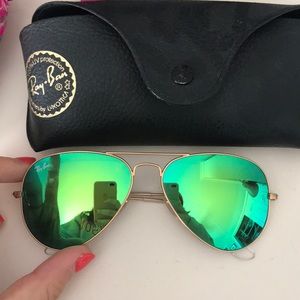 green ray bans